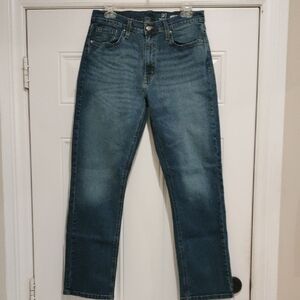 George Men's Straight Fit Blue Jeans